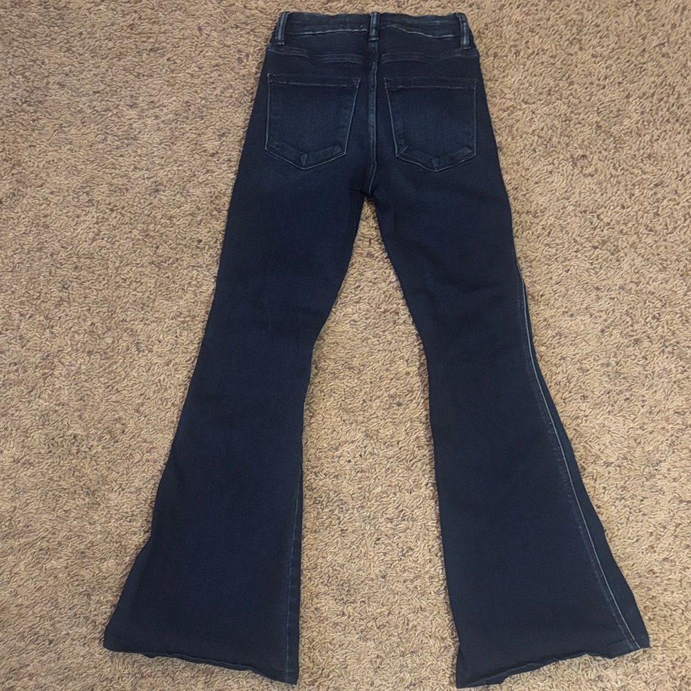 Womens KanCan Signature High Rise Flare Dark Wash Jeans size 23. - Picture 6 of 8